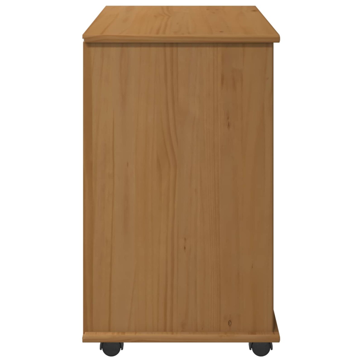 vidaXL Κινητό Ντουλάπι με τροχούς Μέλι Καφέ 63,5 x 39 x 65,5 εκ.