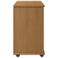 vidaXL Κινητό Ντουλάπι με τροχούς Μέλι Καφέ 63,5 x 39 x 65,5 εκ.