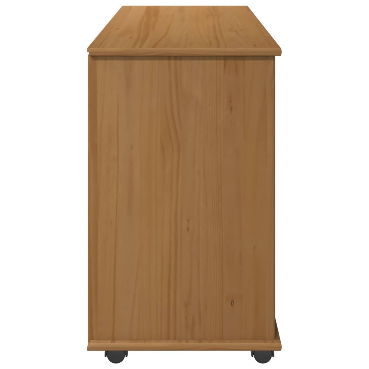vidaXL Κινητό Ντουλάπι Μέλι Καφέ 100 x 39 x 65,5 εκ Στερεό ξύλο πεύκου