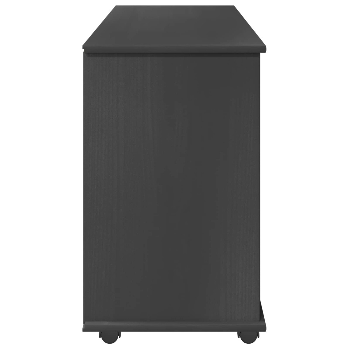 vidaXL Κινητό Ντουλάπι Γκρι 100 x 39 x 65,5 εκ Στερεό ξύλο πεύκου