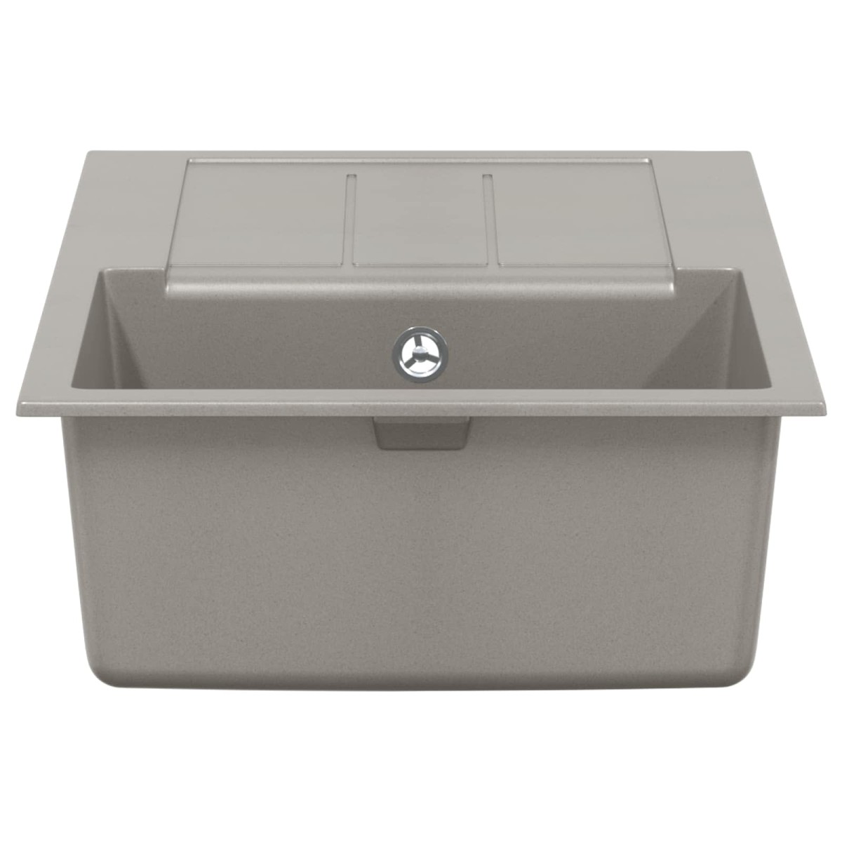 vidaXL Σιντρινο Γκρι 780 x 500 mm 80% Χαλαζίας και 20% Ρητίνη