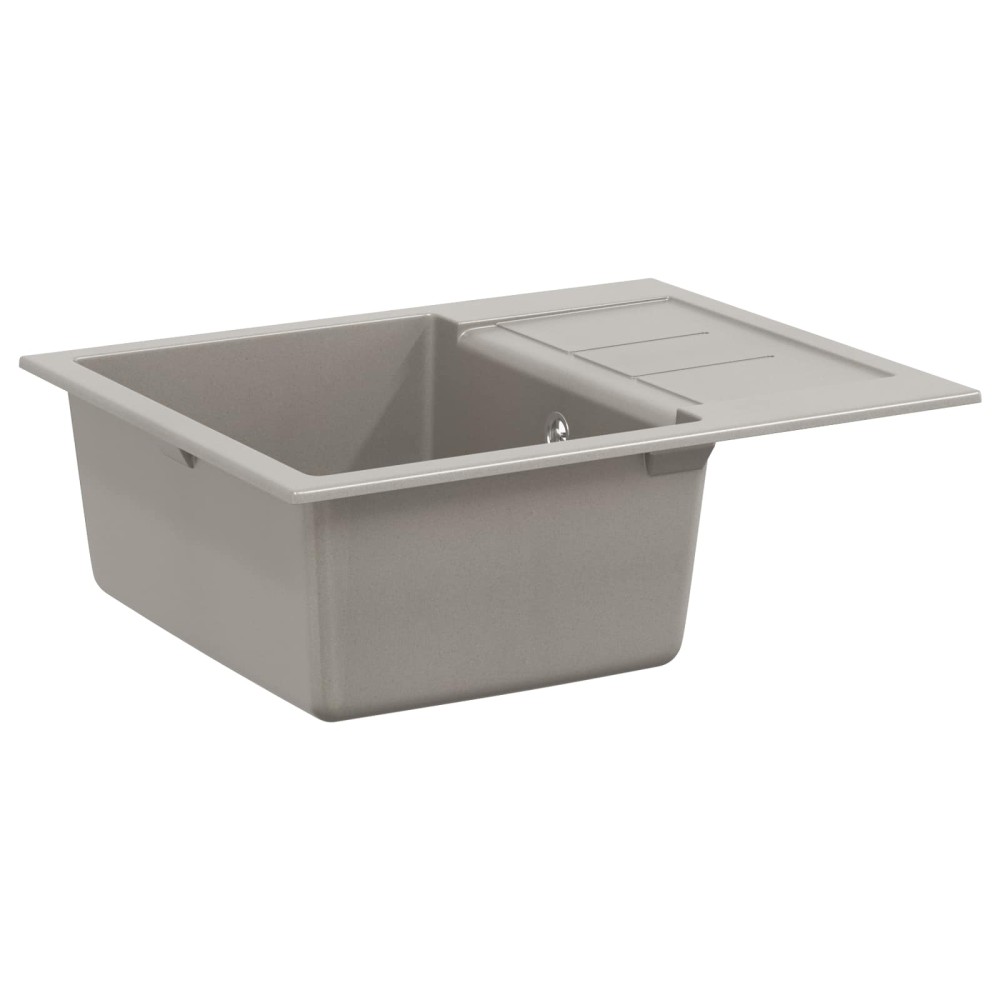 vidaXL Σιντρινο Γκρι 620 x 500 mm 80% Χαλαζίας και 20% Ρητίνη