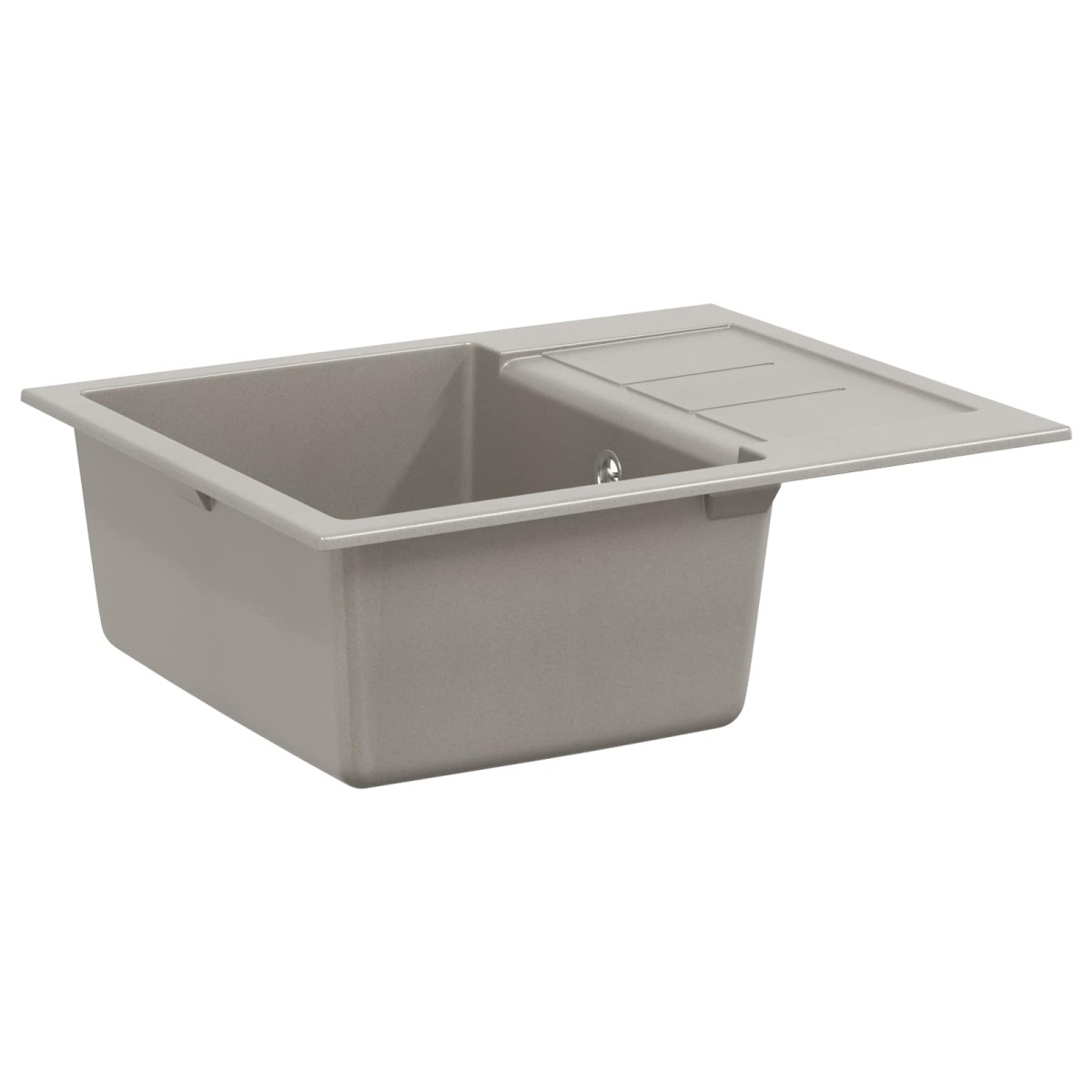vidaXL Σιντρινο Γκρι 620 x 500 mm 80% Χαλαζίας και 20% Ρητίνη