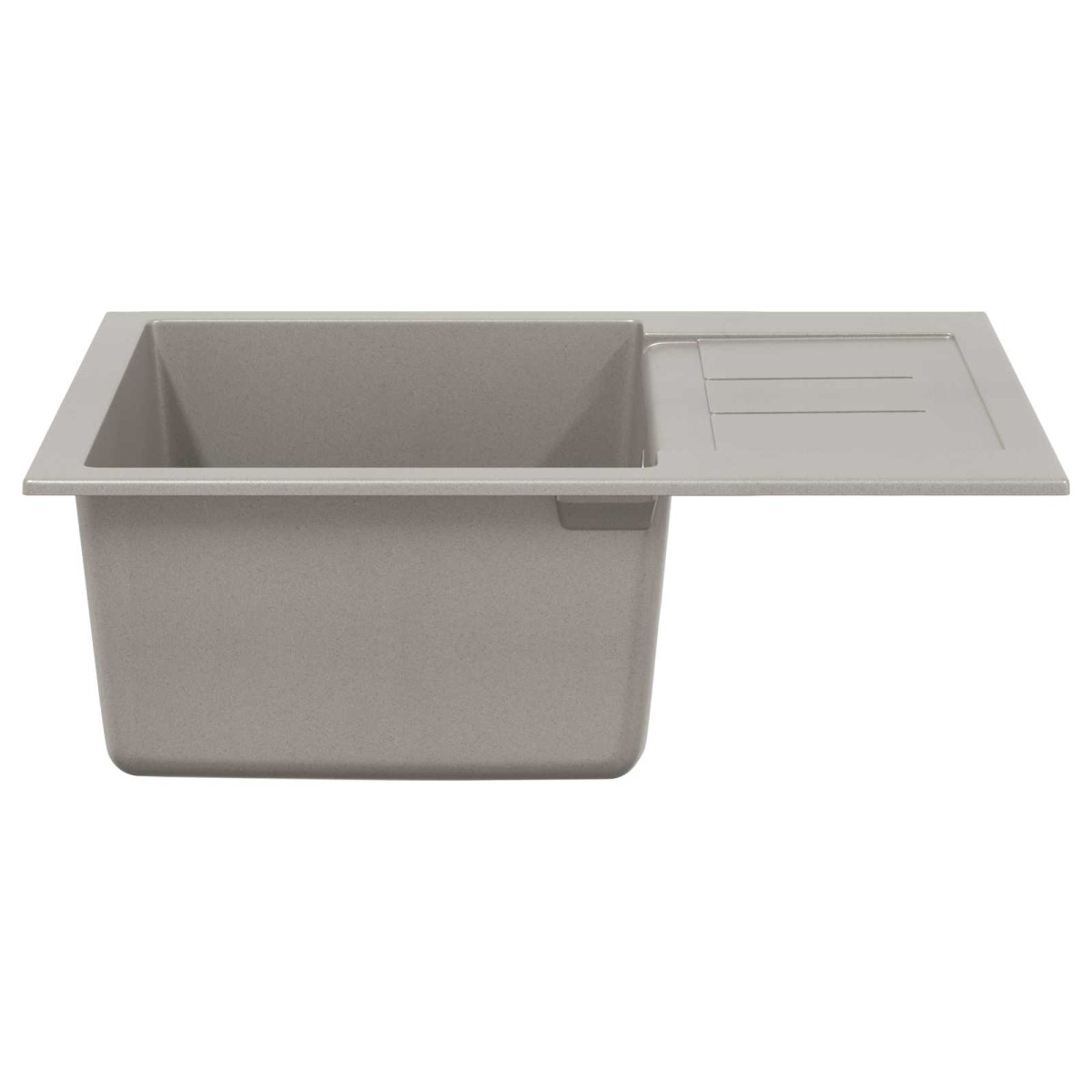 vidaXL Σιντρινο Γκρι 620 x 500 mm 80% Χαλαζίας και 20% Ρητίνη