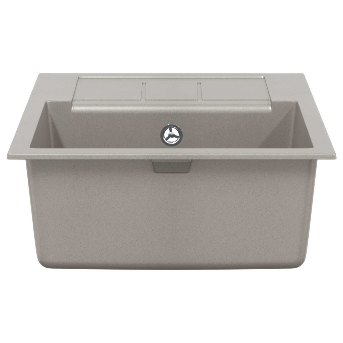 vidaXL Σιντρινο Γκρι 620 x 500 mm 80% Χαλαζίας και 20% Ρητίνη