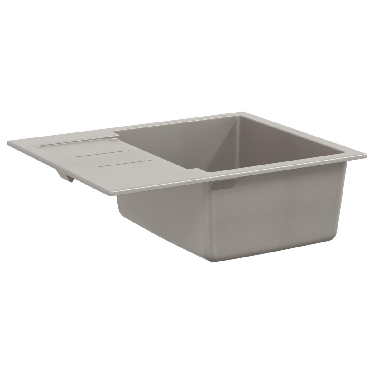 vidaXL Σιντρινο Γκρι 620 x 500 mm 80% Χαλαζίας και 20% Ρητίνη