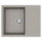 vidaXL Σιντρινο Γκρι 620 x 500 mm 80% Χαλαζίας και 20% Ρητίνη