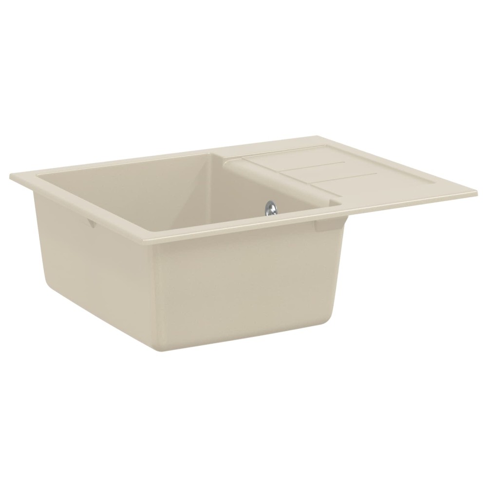 vidaXL Σιντρινο Μπεζ 620 x 500 mm 80% Χαλαζίας και 20% Ρητίνη