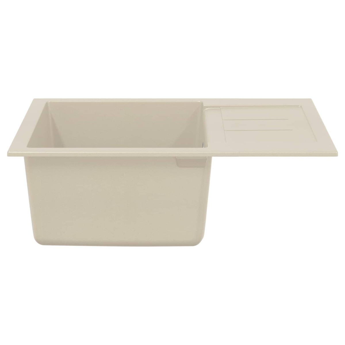 vidaXL Σιντρινο Μπεζ 620 x 500 mm 80% Χαλαζίας και 20% Ρητίνη
