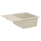 vidaXL Σιντρινο Μπεζ 620 x 500 mm 80% Χαλαζίας και 20% Ρητίνη