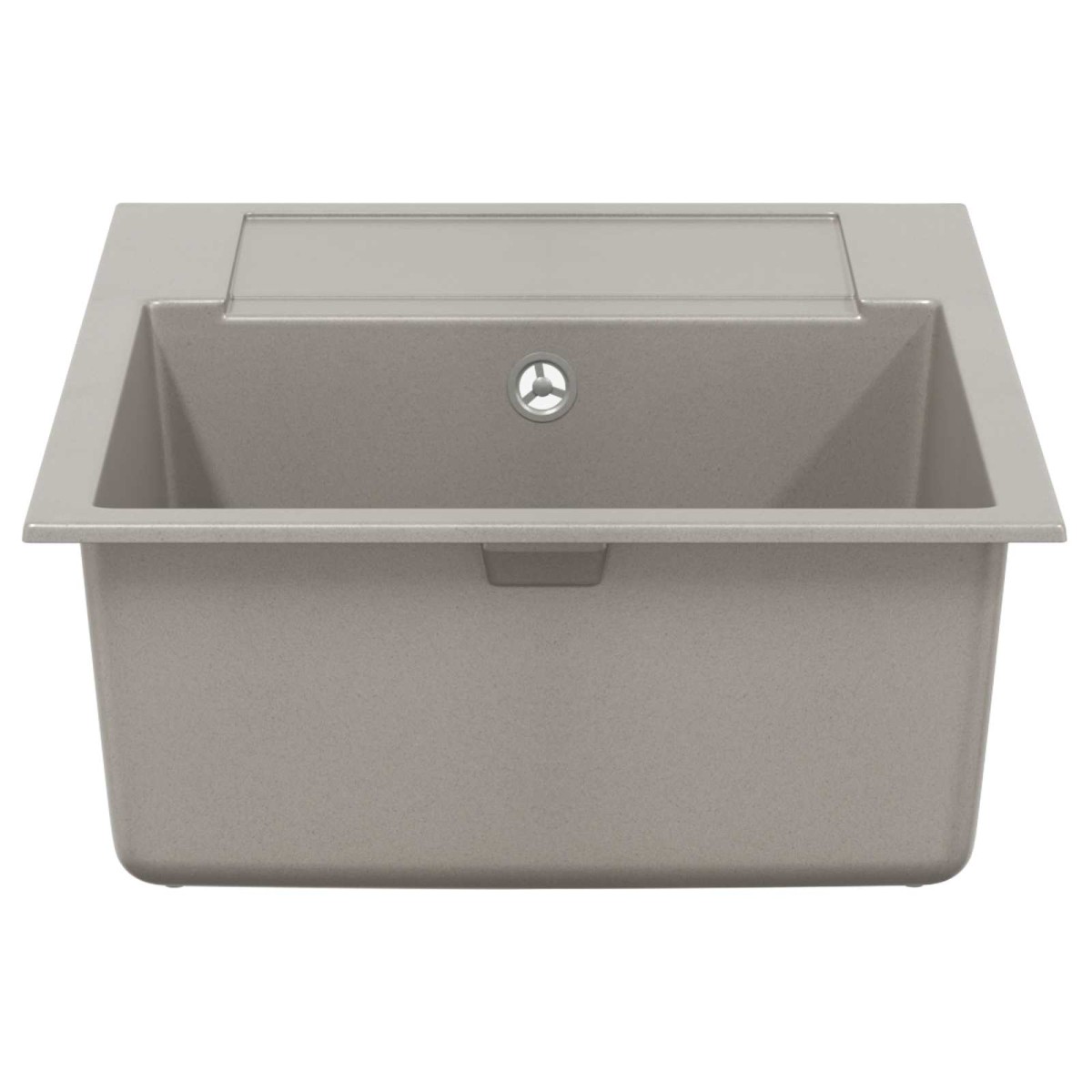 vidaXL Σιντρινο Γκρι 780 x 500 mm 80% Χαλαζίας και 20% Ρητίνη