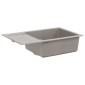 vidaXL Σιντρινο Γκρι 780 x 500 mm 80% Χαλαζίας και 20% Ρητίνη