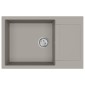 vidaXL Σιντρινο Γκρι 780 x 500 mm 80% Χαλαζίας και 20% Ρητίνη