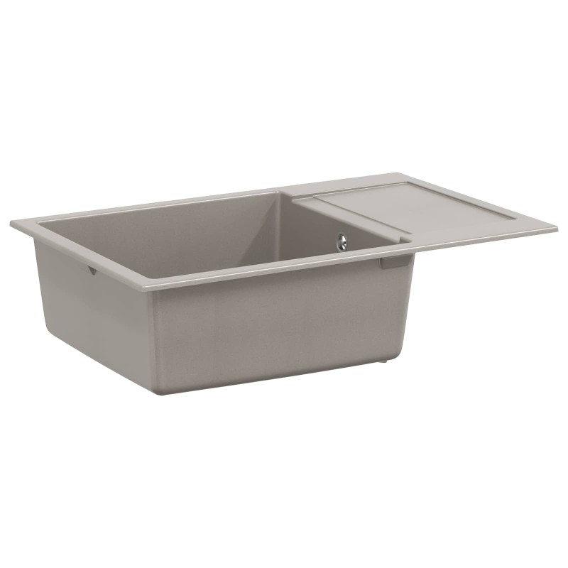 vidaXL Σιντρινο Γκρι 780 x 500 mm 80% Χαλαζίας και 20% Ρητίνη