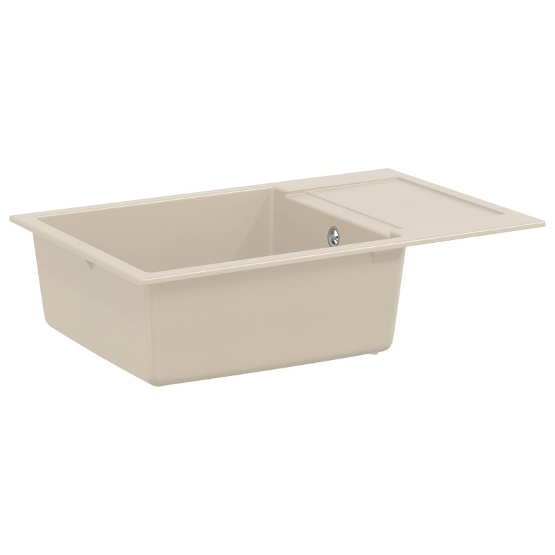 vidaXL Σιντρινο Μπεζ 780 x 500 mm 80% Χαλαζίας και 20% Ρητίνη