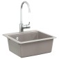 vidaXL Σιντρινο 80% Χαλαζίας και 20% Ρητίνη 470 x 440 mm Γκρι