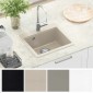 vidaXL Σιντρινο 80% Χαλαζίας και 20% Ρητίνη 470 x 440 mm Μπεζ