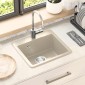 vidaXL Σιντρινο 80% Χαλαζίας και 20% Ρητίνη 470 x 440 mm Μπεζ