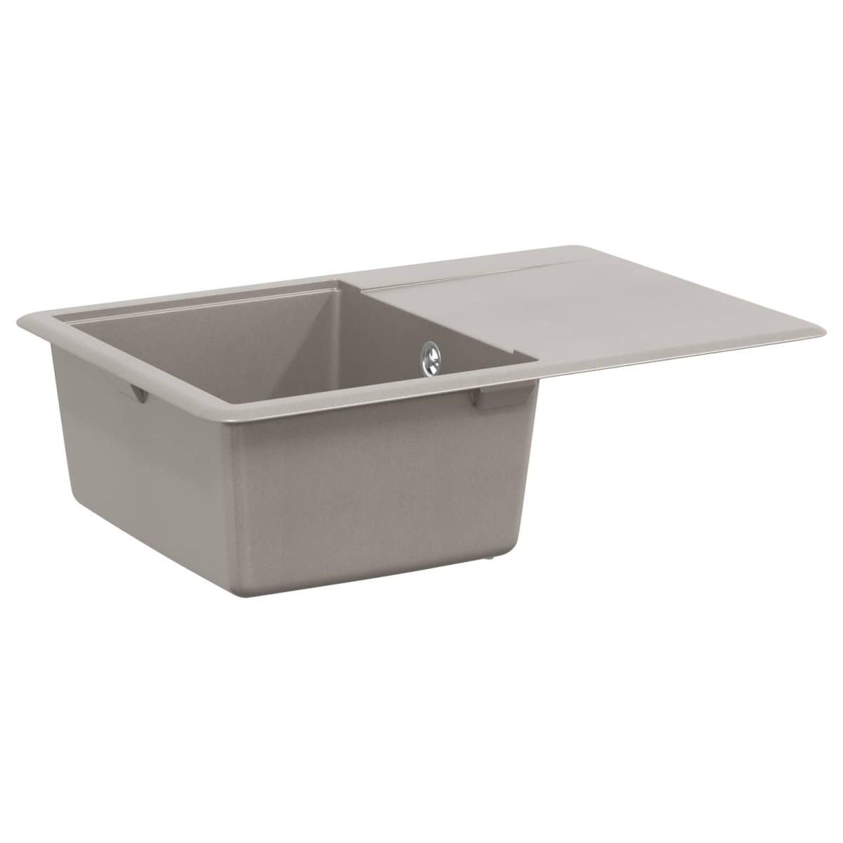 vidaXL Σιντρινο 80% Χαλαζίας και 20% Ρητίνη 670 x 460 mm Γκρι