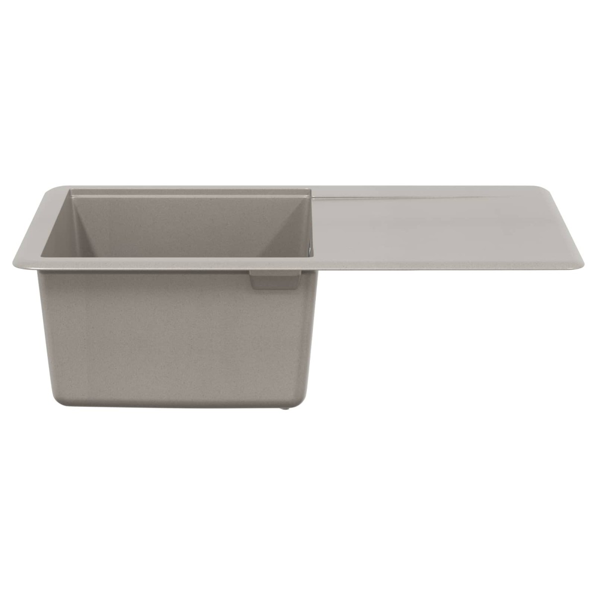 vidaXL Σιντρινο 80% Χαλαζίας και 20% Ρητίνη 670 x 460 mm Γκρι