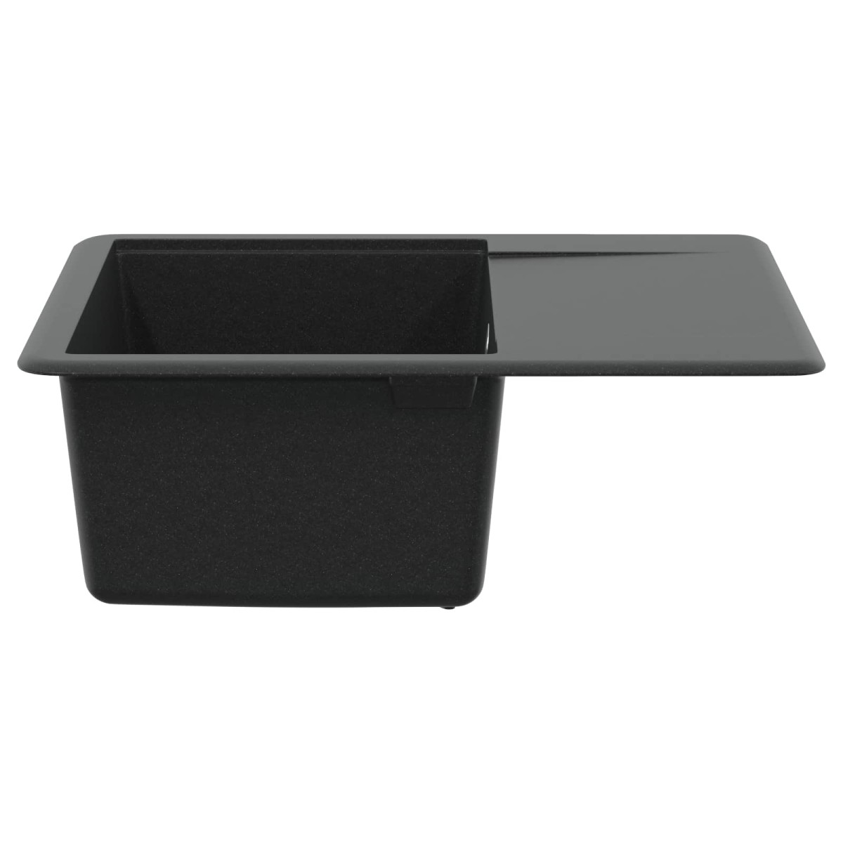 vidaXL Σιντρινο Μαύρο 560 x 460 mm 80% Χαλαζίας και 20% Ρητίνη