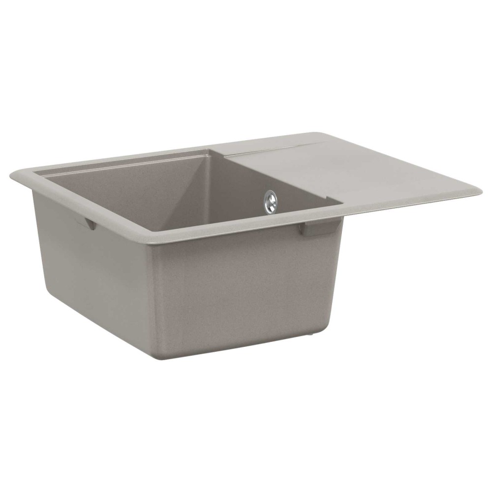 vidaXL Σιντρινο Γκρι 560 x 460 mm 80% Χαλαζίας και 20% Ρητίνη