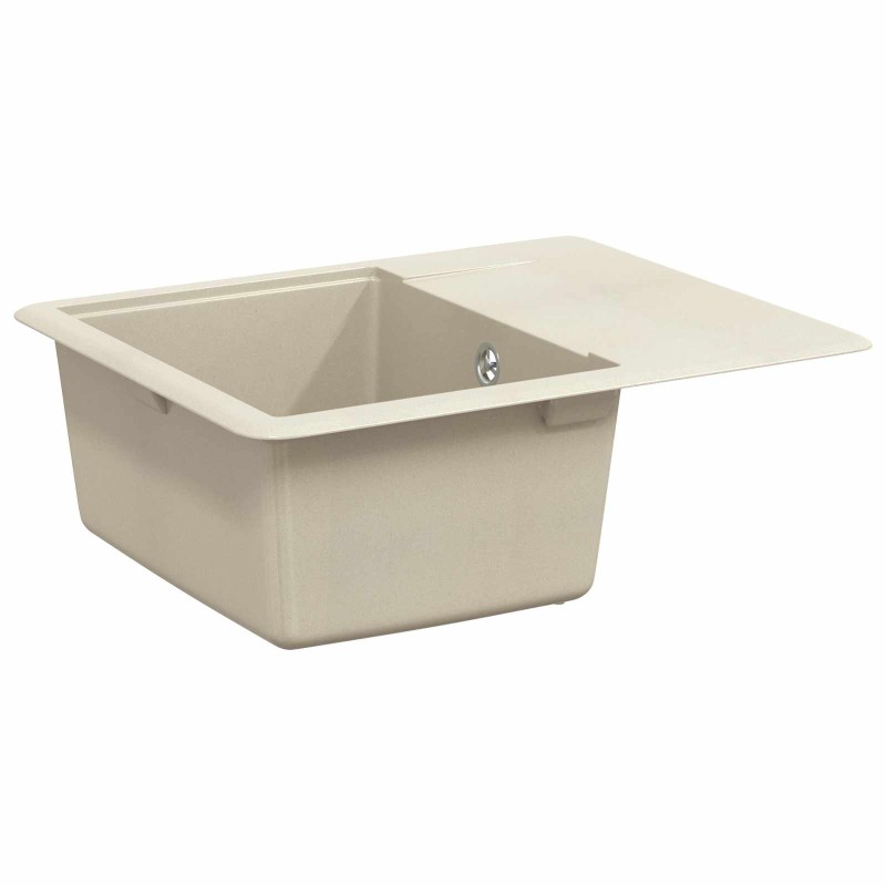 vidaXL Σιντρινο 80% Χαλαζίας και 20% Ρητίνη 560 x 460 mm Μπεζ
