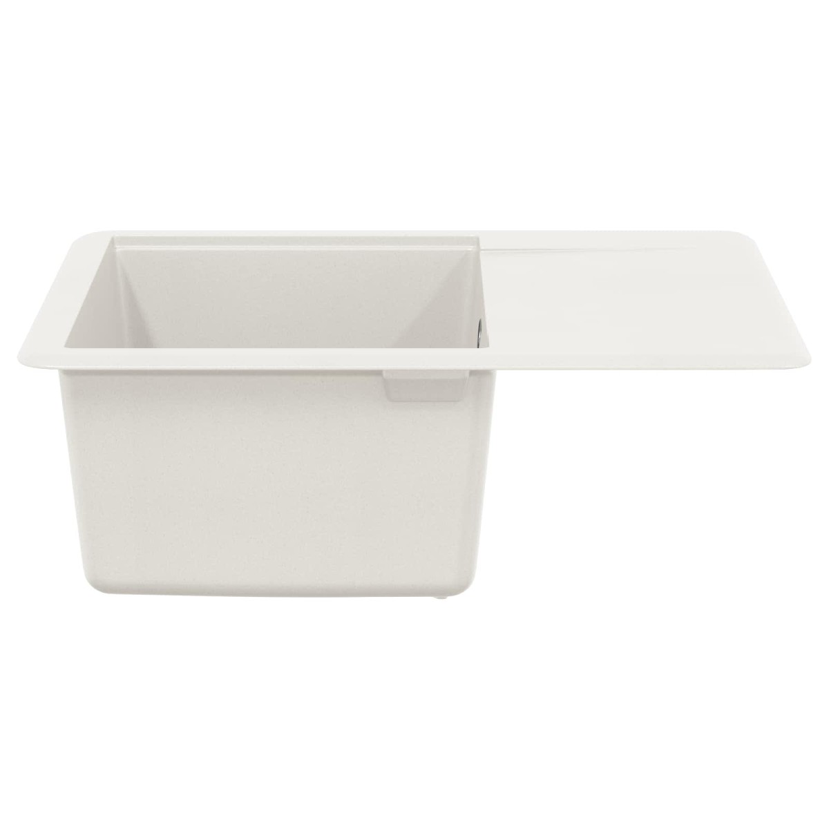 vidaXL Σιντρινο 80% Χαλαζίας και 20% Ρητίνη 560 x 460 mm Λευκό