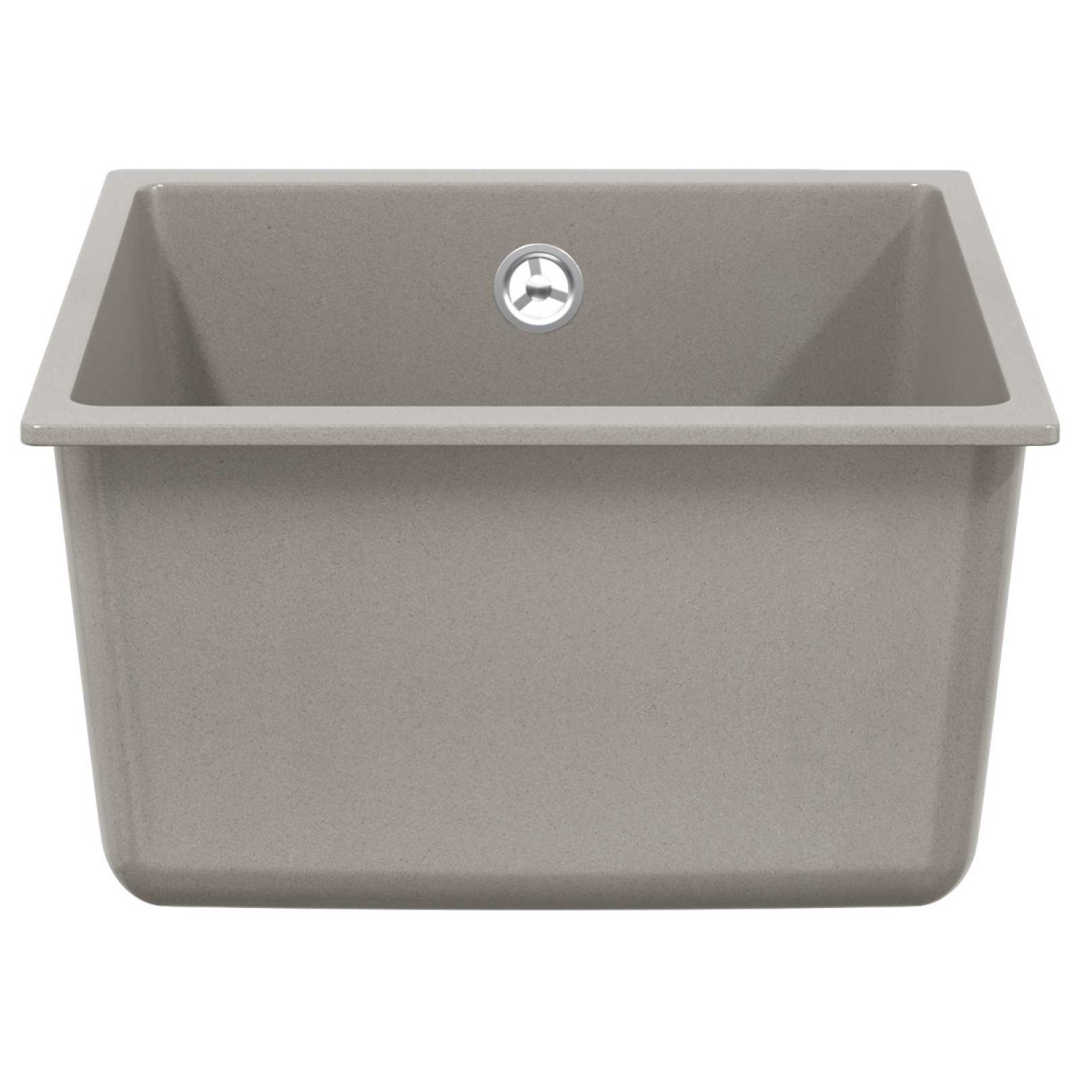 vidaXL Σιντρινο Γκρι 370 x 460 mm 80% Χαλαζίας και 20% Ρητίνη