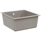 vidaXL Σιντρινο Γκρι 430 x 460 mm 80% Χαλαζίας και 20% Ρητίνη