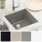 vidaXL Σιντρινο Γκρι 430 x 460 mm 80% Χαλαζίας και 20% Ρητίνη