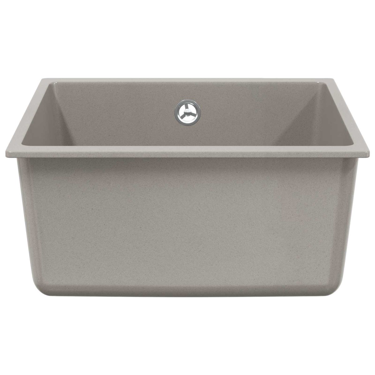 vidaXL Σιντρινο Γκρι 430 x 460 mm 80% Χαλαζίας και 20% Ρητίνη