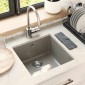 vidaXL Σιντρινο Γκρι 430 x 460 mm 80% Χαλαζίας και 20% Ρητίνη