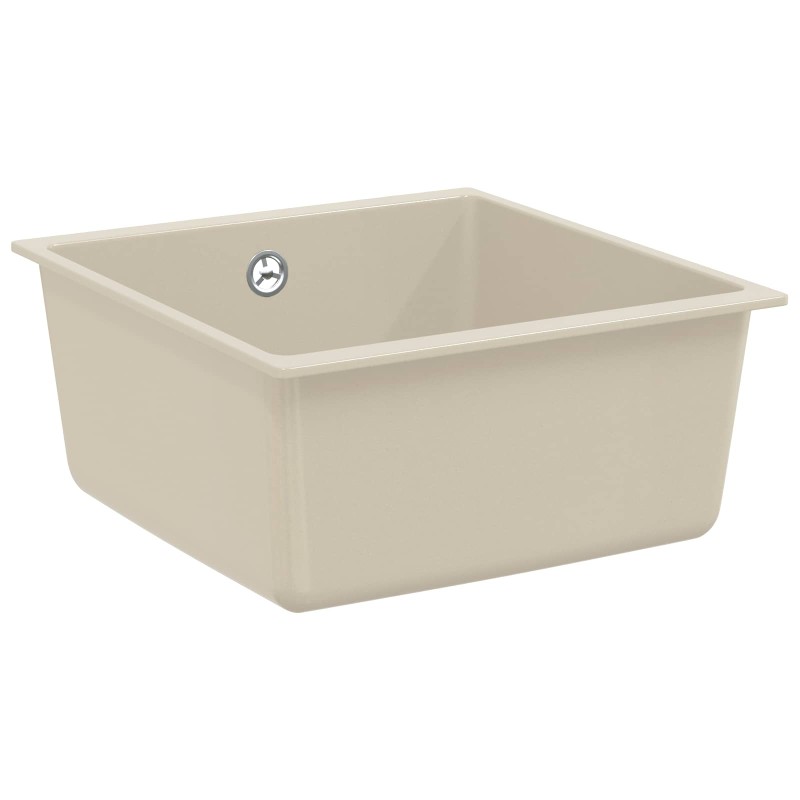 vidaXL Σιντρινο 80% Χαλαζίας και 20% Ρητίνη 430 x 460 mm Μπεζ