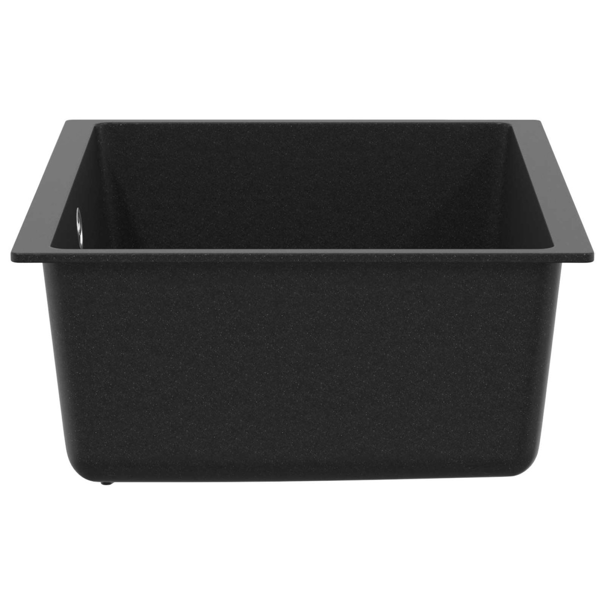 vidaXL Σιντρινο 80% Χαλαζίας και 20% Ρητίνη 530 x 460 mm Μαύρο