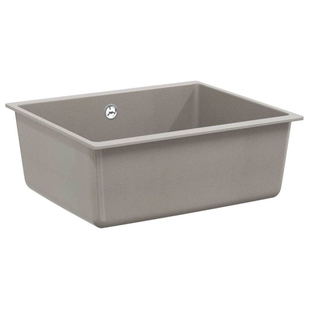 vidaXL Σιντρινο Γκρι 530 x 460 mm 80% Χαλαζίας και 20% Ρητίνη