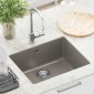vidaXL Σιντρινο Γκρι 530 x 460 mm 80% Χαλαζίας και 20% Ρητίνη