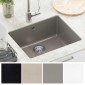 vidaXL Σιντρινο Γκρι 530 x 460 mm 80% Χαλαζίας και 20% Ρητίνη