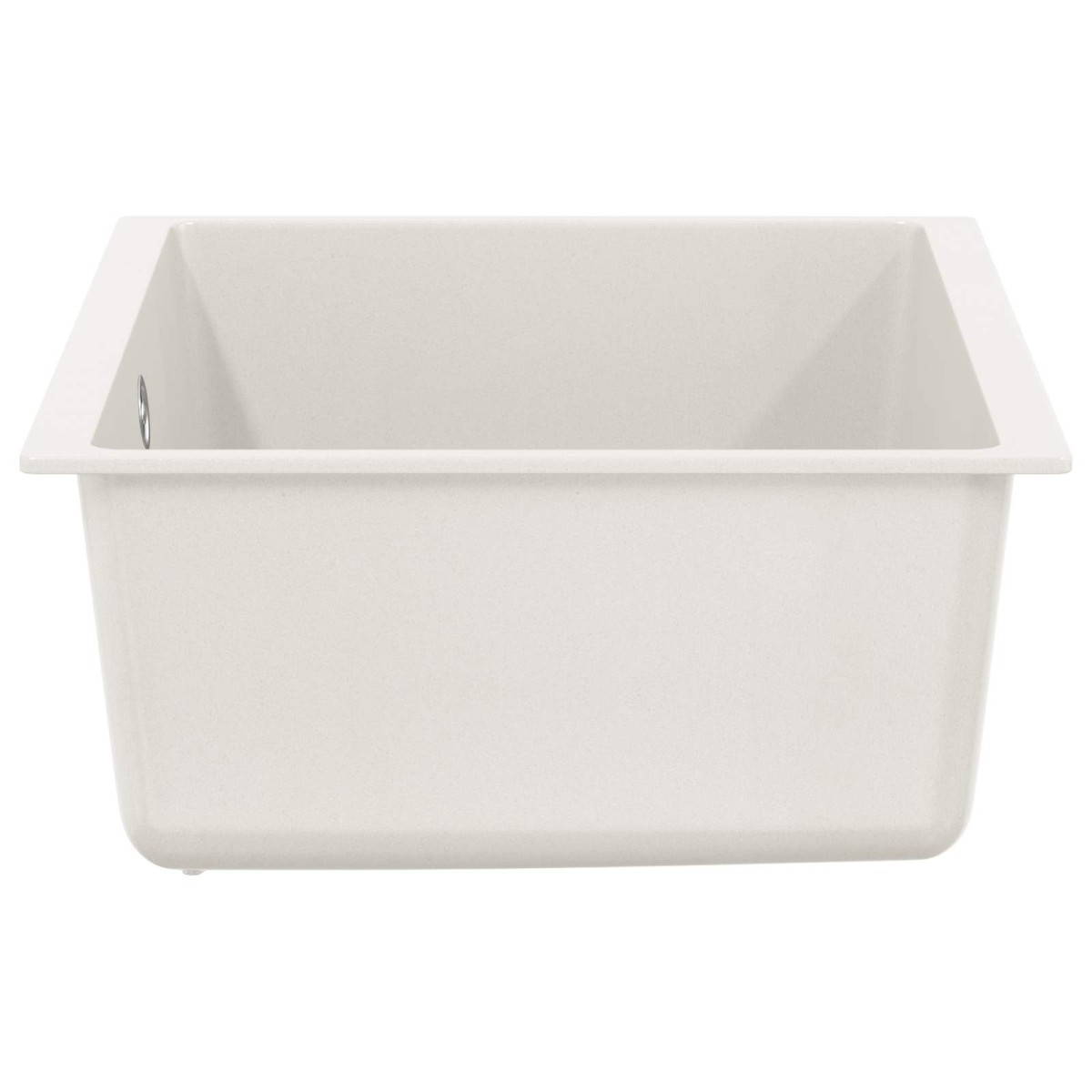 vidaXL Σιντρινο 80% Χαλαζίας και 20% Ρητίνη 530 x 460 mm Λευκό