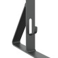 vidaXL Υποστήριξη Φράχτη Χιονιού Ανθρακί 29,5 x 3 x 34,5 εκ Ατσάλι
