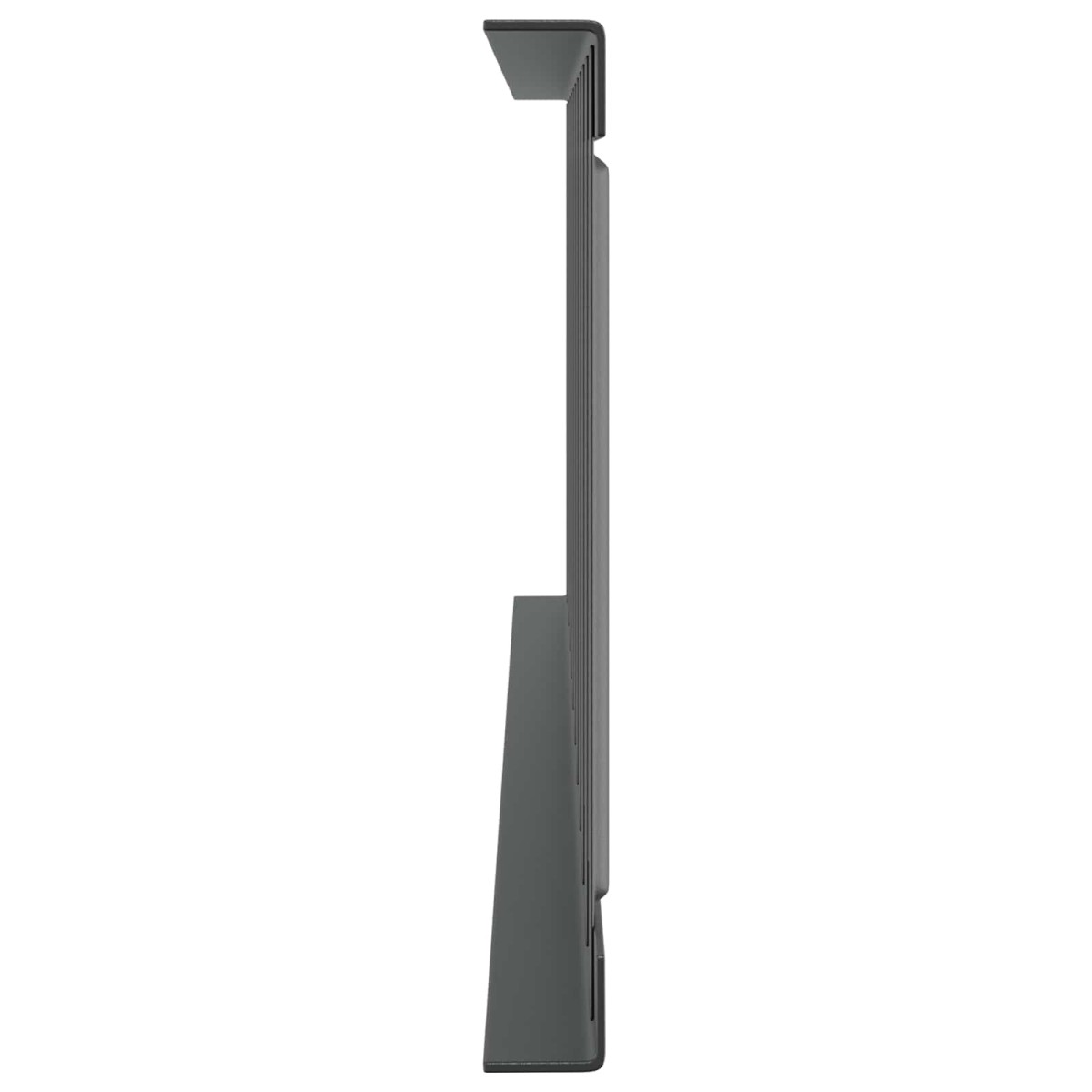 vidaXL Φρουρός χιονιού οροφής Ανθρακί 1200 x 2,5 x 20 εκ Ατσάλι
