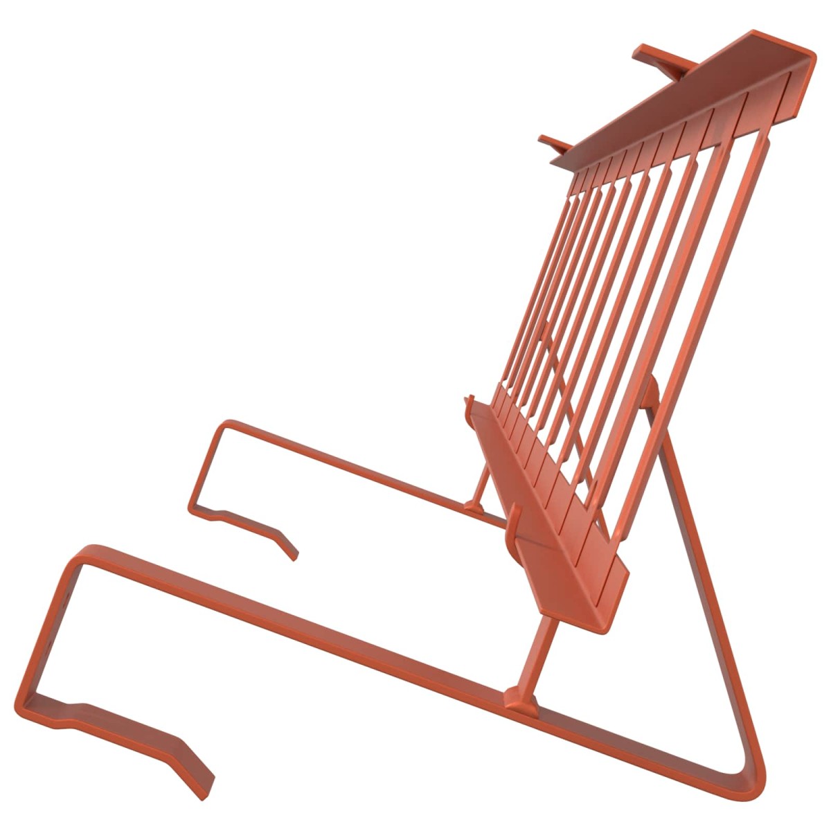 vidaXL Φρουρός χιονιού οροφής Κόκκινο 300 x 29,5 x 34,5 εκ. Ατσάλι