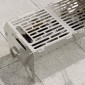 vidaXL Φωτιά στο κάμπινγκ 42 x 22 x 18 εκ. Ανοξείδωτο Ατσάλι Ασημί
