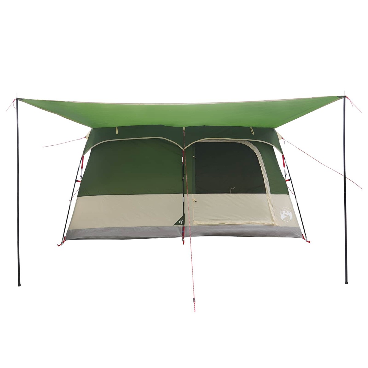 vidaXL Οικογενειακή Σκηνή Πράσινο 320 x 210 x 180 εκ Πολυεστέρας