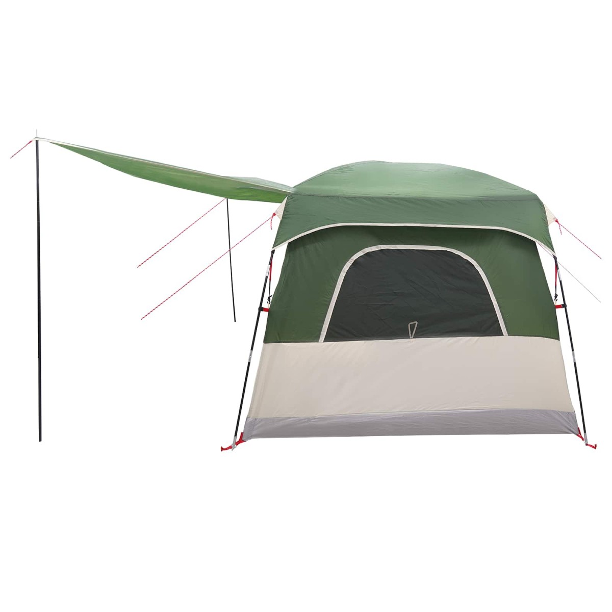 vidaXL Οικογενειακή Σκηνή Πράσινο 320 x 210 x 180 εκ Πολυεστέρας
