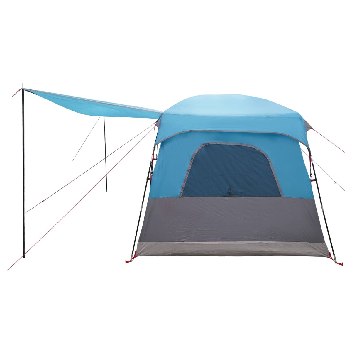 vidaXL Οικογενειακή Σκηνή με στέγη Μπλε 320 x 210 x 180 εκ Πολυεστέρας