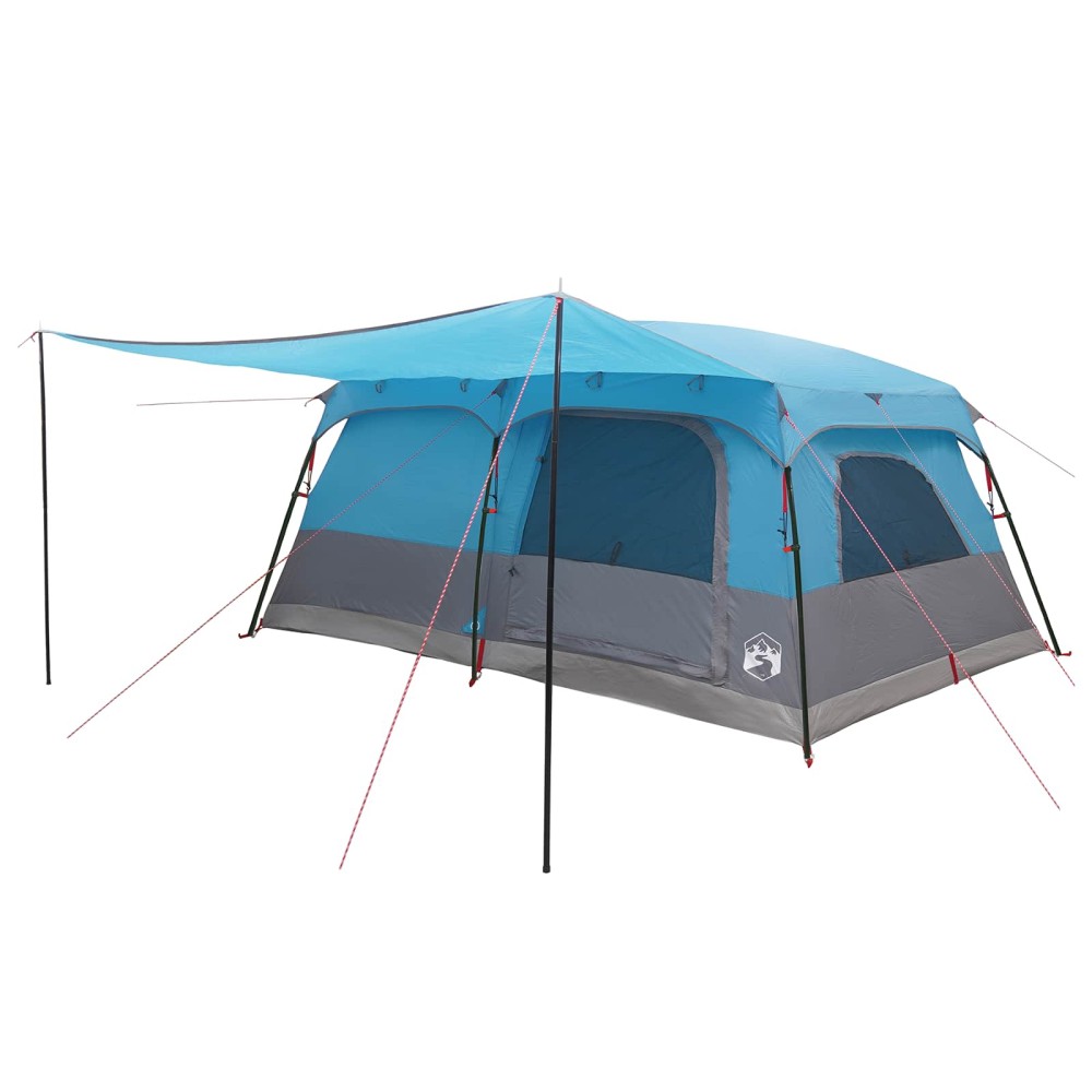 vidaXL Οικογενειακή Σκηνή με στέγη Μπλε 500 x 400 x 230 εκ