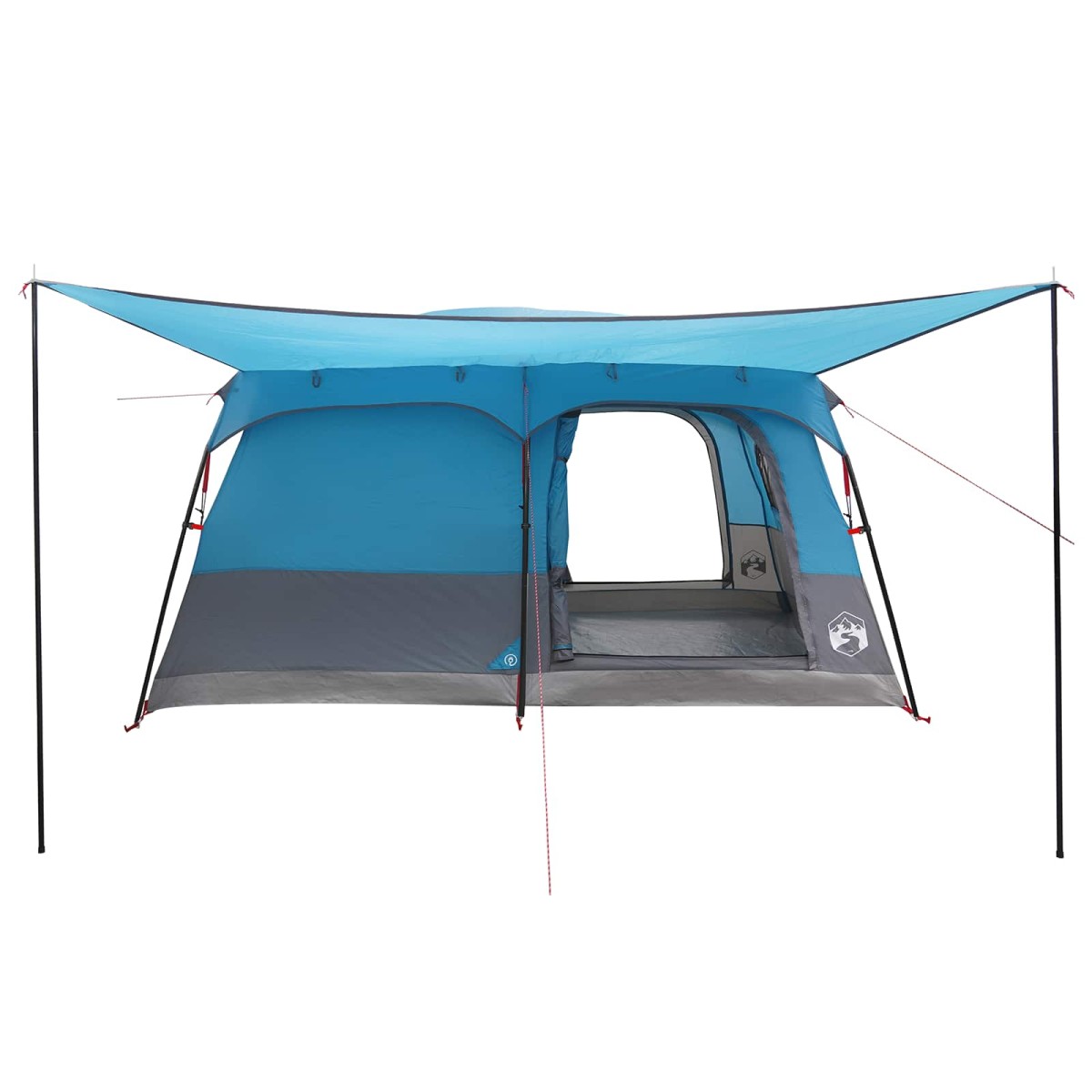 vidaXL Οικογενειακή Σκηνή με στέγη Μπλε 500 x 400 x 230 εκ