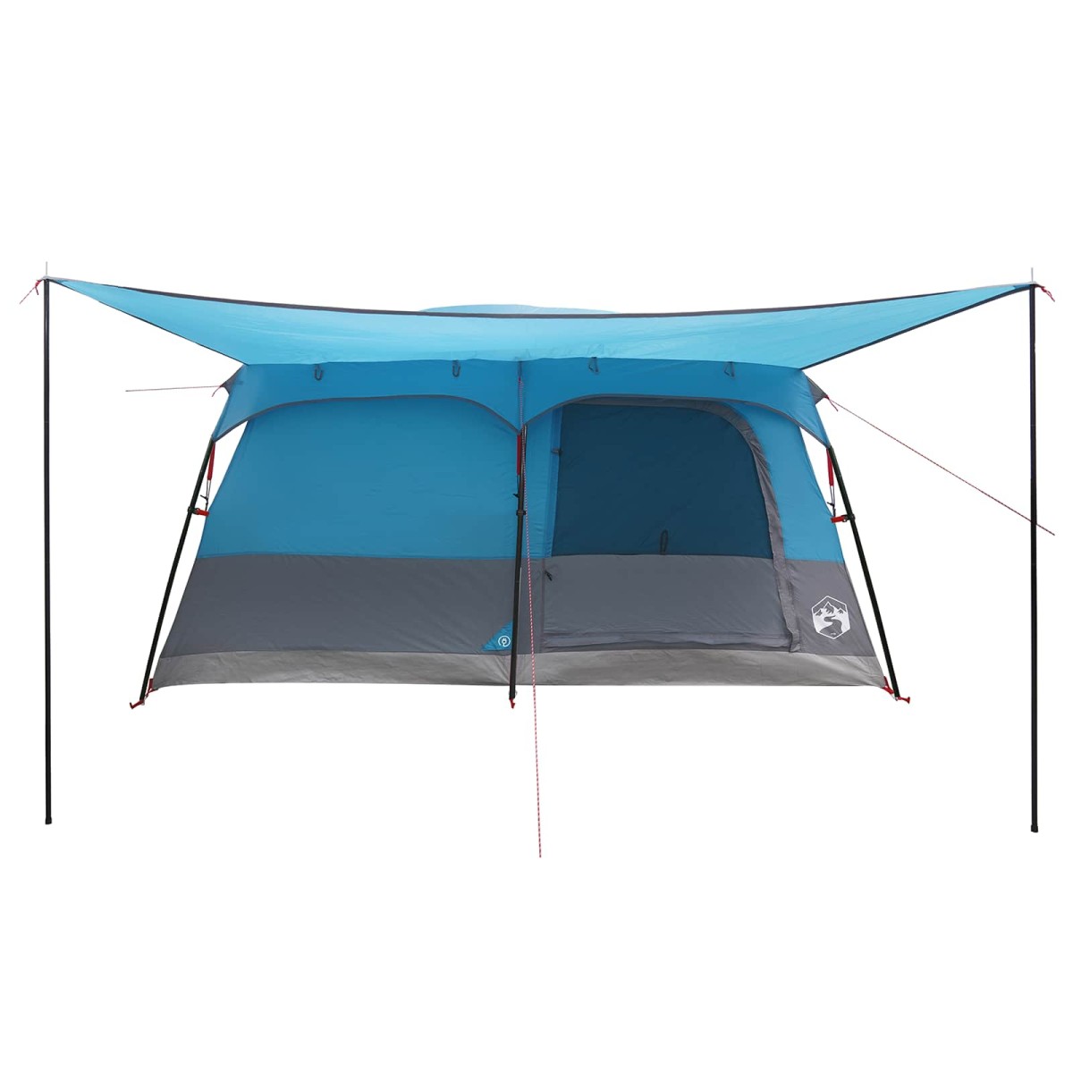 vidaXL Οικογενειακή Σκηνή με στέγη Μπλε 500 x 400 x 230 εκ