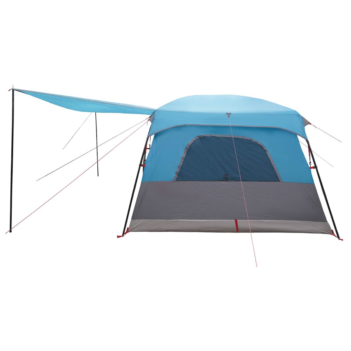 vidaXL Οικογενειακή Σκηνή με στέγη Μπλε 500 x 400 x 230 εκ